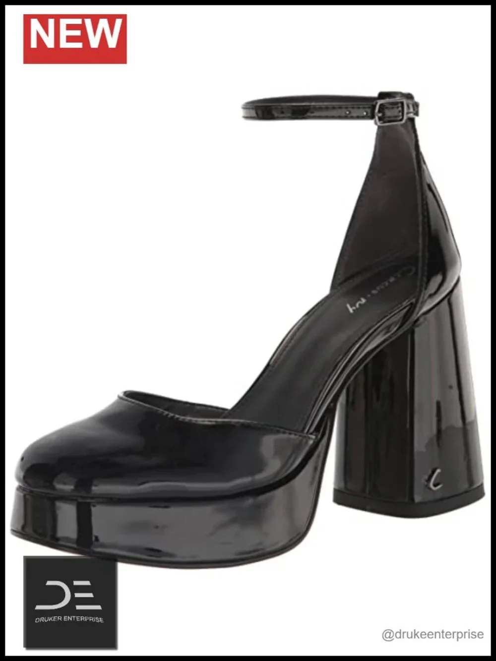 Classic Platform Heels with Adjustable Ankle Strap